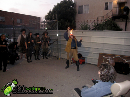 Event comes to an end with fire-eating pirates & many satisfied participants. Bravo to Ruben MacBlue and everyone at LA JEMM for putting together a spectacular event. 